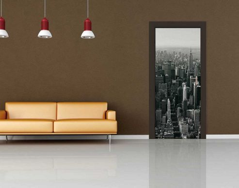 Image of 1wall New York Skyline Door Mural