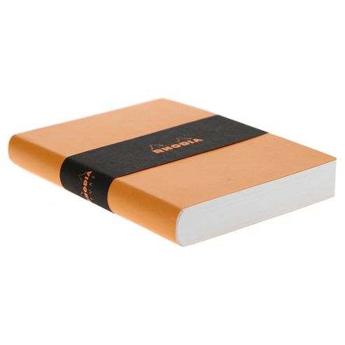 Image of Orange Epure Book 10.5x14cm 120 Sh. Leather Imitation Cover 118031c