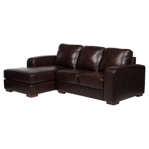 Image of Idaho Corner Sofa Left Hand Facing, Antique Chocolate