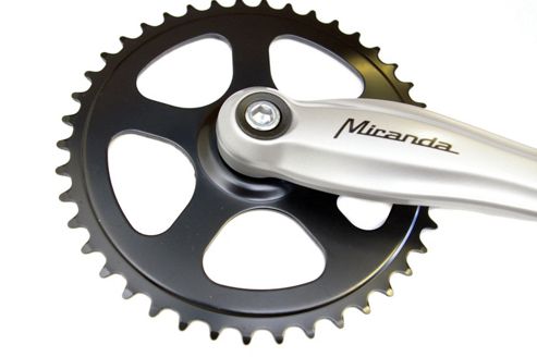 Image of Single Speed Alloy Track Fixie 1/8" 42t Chainset