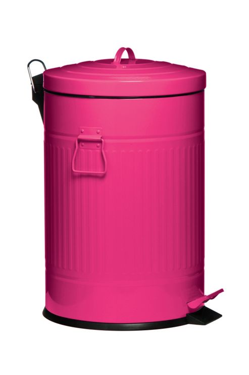 Image of Premier Housewares 20l Pedal Bin With Bucket - Pink