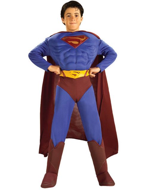 Image of Child Superman Muscle Costume Medium