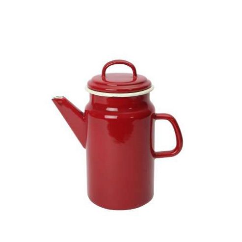 Image of Dexam Vintage Home Enamelware Coffee Pot - Claret