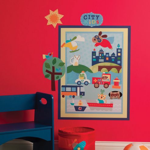 Image of About Town Children's Wall Stickers