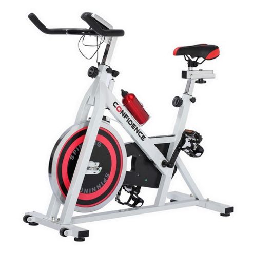 Image of Confidence Pro Indoor Cycling Exercise Bike W/ 13kg Flywheel & Pulse Senor