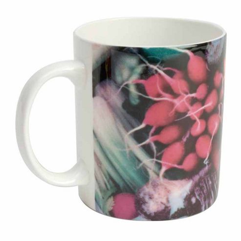 Image of Eames House Of Cards Bone China Single Mug, Vegetables