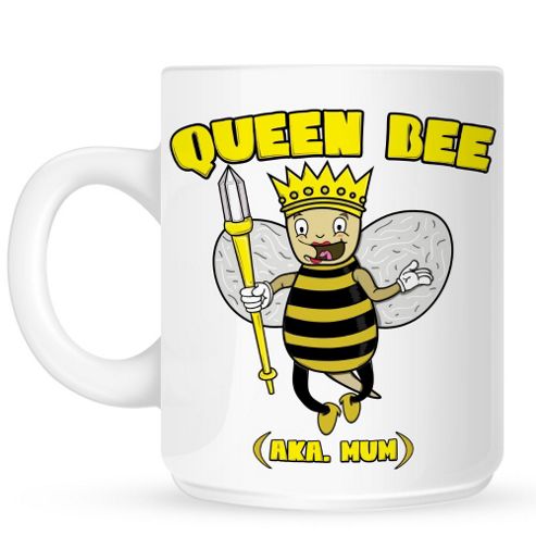 Image of Queen Bee Aka Mum 10oz Ceramic Mug