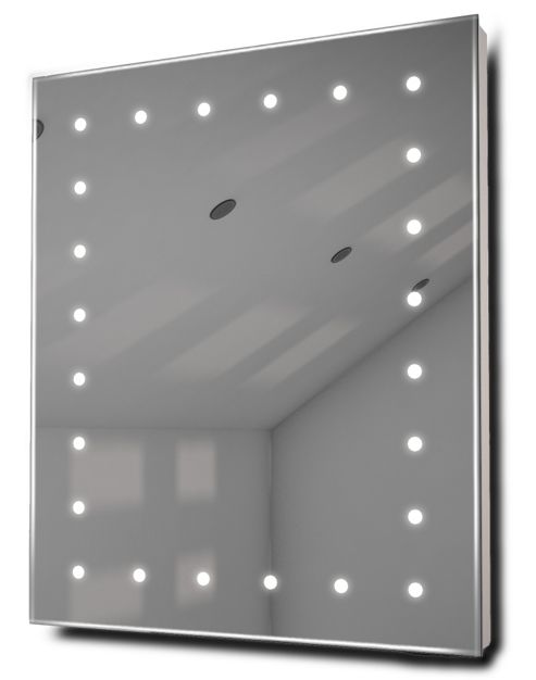 Image of Desire Ultra-slim Led Bathroom Illuminated Mirror With Demister Pad & Sensor K39