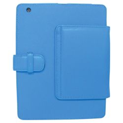 Tesco Finest Leather Case, Stand for new iPad & iPad2 - Blue