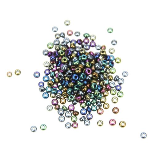 Image of Czech Seed Bead 10/0 Metallic Iris Multi