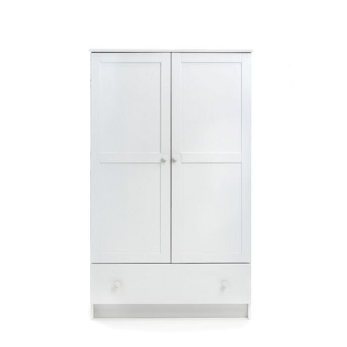 Image of Obaby Double Wardrobe - White