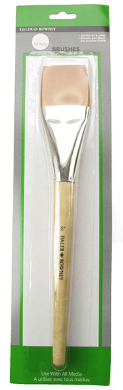 Image of Daler Simply All Purpose Brush - 2" Wooden Handle