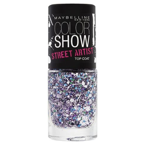Image of Maybelline Color Show Nail Top Coat White Splatter