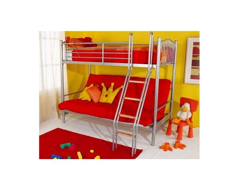 Image of Hyder Alaska Futon Bunk Bed - Black