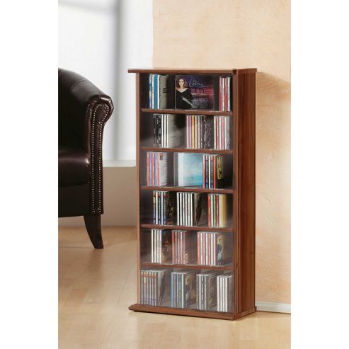 Image of Vcm Vostan Cd / Dvd Tower - Core Walnut