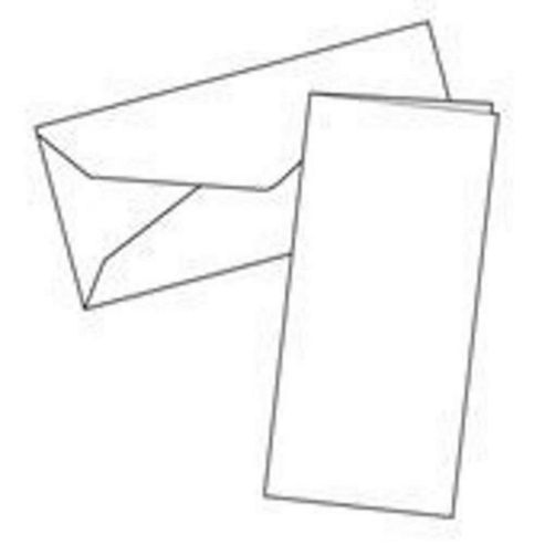 Image of Cards Single Fold Dl White 10 Pk