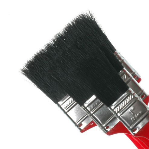 Image of Royal Blk Bristle Brushes 3pk