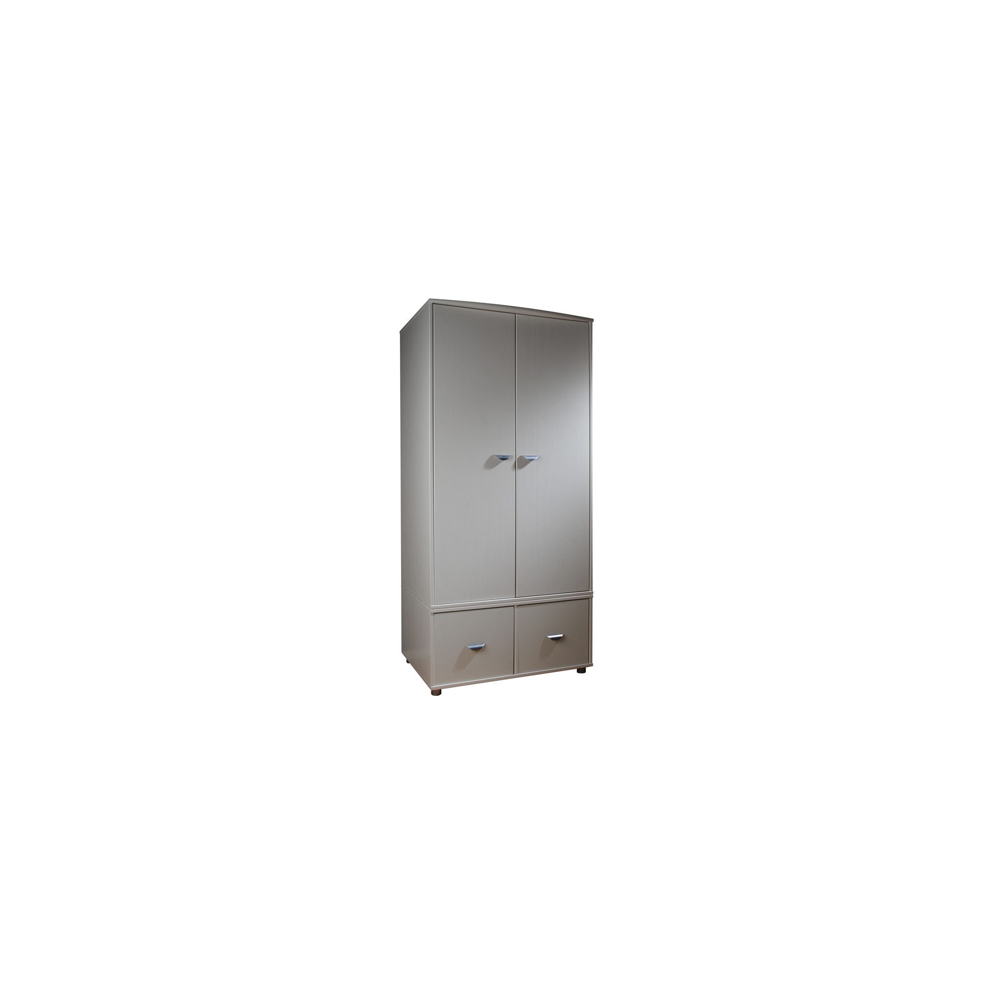 Stompa 2 Door 2 Drawer Wardrobe - Lilac - White at Tescos Direct