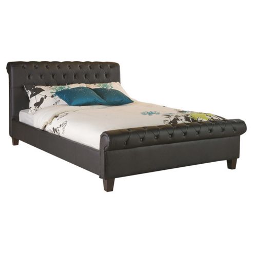 Image of Limelight Phoenix Bed Frame - Double (4' 6") - Black