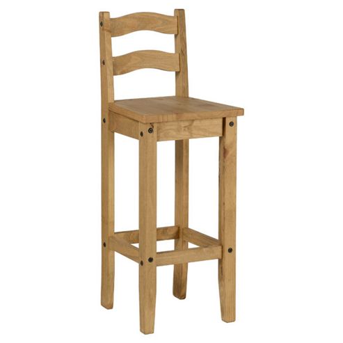 Image of Home & Haus Corona 76.2 Cm Bar Stool With Step (set Of 2)