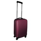 Tesco 4-Wheel Hard Shell Suitcase, Purple Small