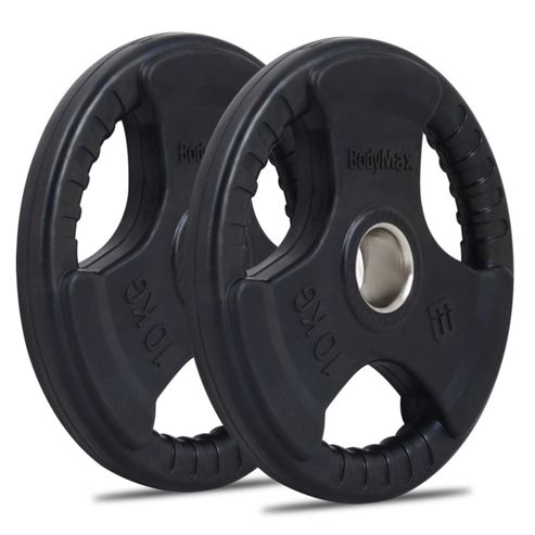 Image of Bodymax Olympic Rubber Radial Weight Disc Plates - 2 X 10kg