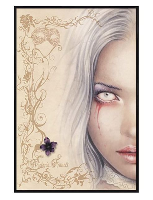 Image of Victoria Frances Gloss Black Framed Tears Of Blood Poster