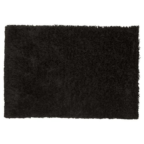 Image of Super Shaggy Rug Black, 120 X 170cm