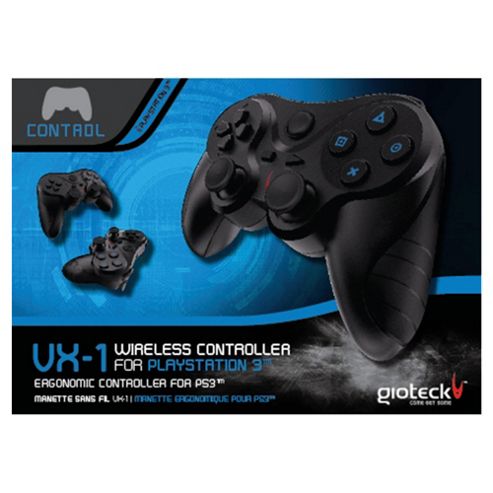 Image of Gioteck Vx1 Black Wireless Controller For Ps3