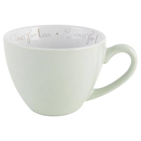 Image of Jumbo Mug With Font Inside, Light Green