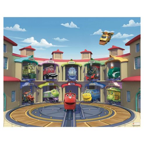 Image of Chuggington Wallpaper Mural 8ft X 10ft