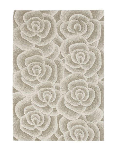Image of Oriental Carpets & Rugs Valentine Vl-10 Beige Rug - 120cm X 170cm