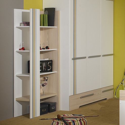 Image of Gami Titoutan Reversible Bookcase In White And Ash Effect