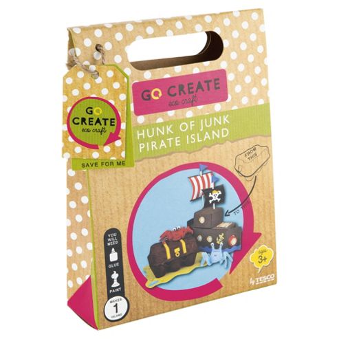 Image of Go Create Eco Craft Hunk Of Junk Pirate Island