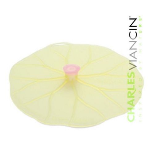Image of Charles Viancin Silicone Sealing Lid Food Cover, Lilypad, 28cm