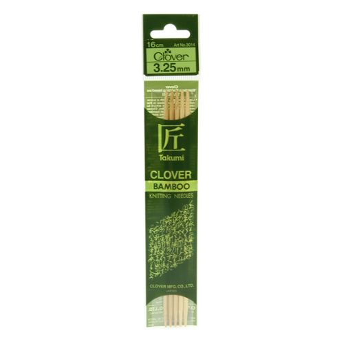 Image of Clover Takumi Bamboo Knitting Needles - 3.25mm - 5pk