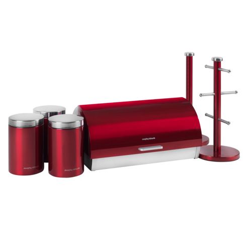 Image of Morphy Richards Accents Storage Set, 6 Piece, Red