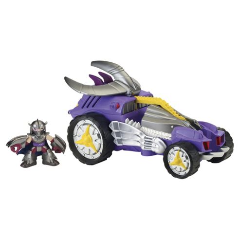 Image of Turtles Deluxe Vehicle Half-shell Heroes Shred Tread With Shredder