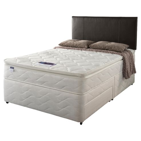 Image of Silentnight Miracoil Pillowtop Fiji non Storage Divan Set - Single (3ft)