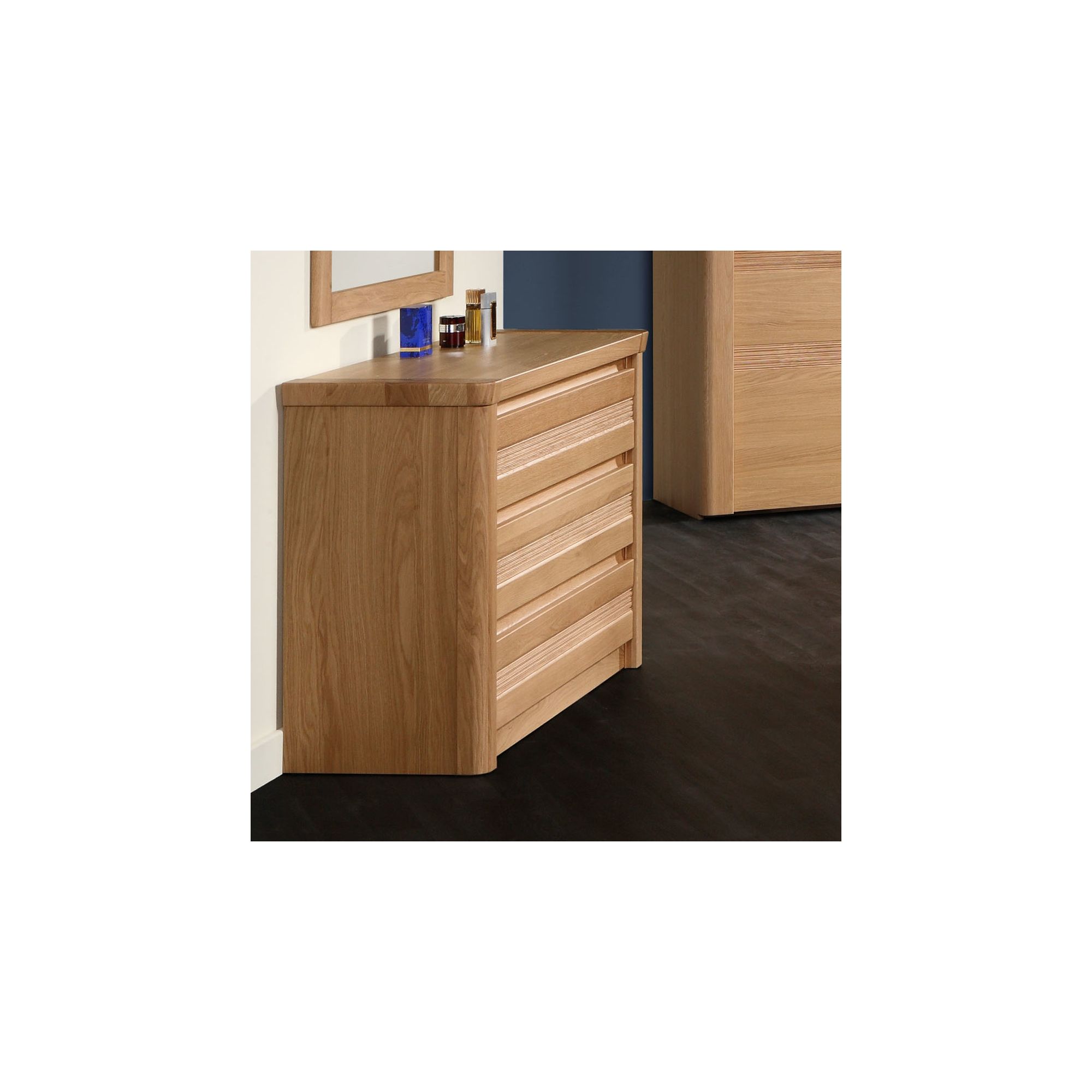 Sleepline Mundo Narrow 3 Drawer Chest - White Mat Lacquered at Tesco Direct