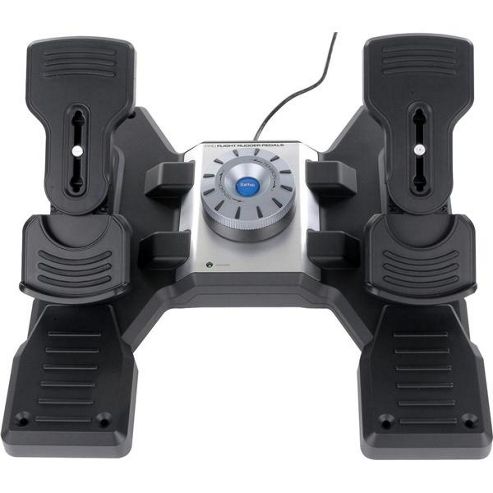 Image of Saitek Pro Flight Rudder Pedals With Toe Brakes
