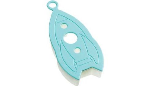 Image of Kitchen Craft Space Rocket 3d Plastic Cookie Cutter, Carded