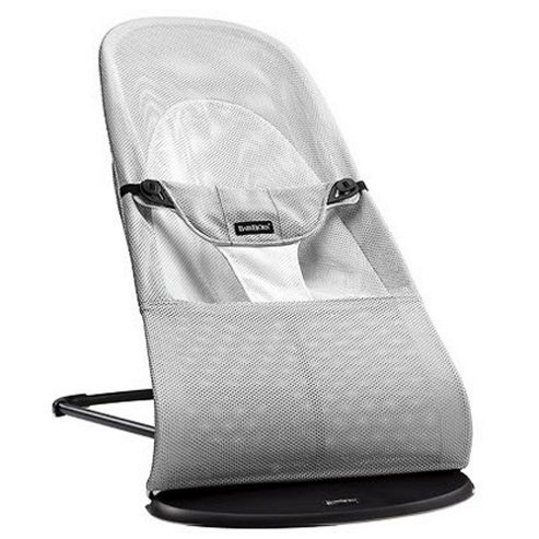 Image of Babybjorn Balance Soft Bouncer Soft Mesh (silver/white)