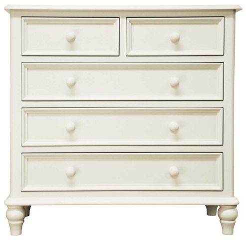 Image of Ultimum Chateau Off White 2 Over 3 Chest Of Drawers