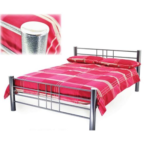 Image of Silver Cuba Bedframe - Single 3ft