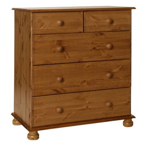 Image of Valufurniture Copenhagen Pine 2 + 3 Drawer Deep Chest