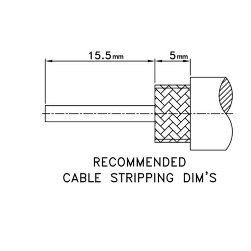 Image of Pl259 Clamp Fitting For 9mm Coax