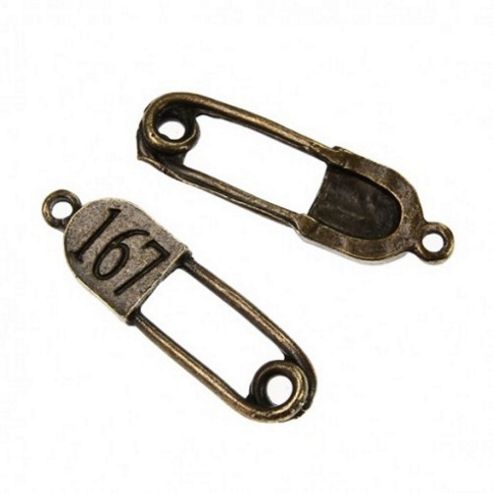 Image of Safety Pin Steampunk - 2 Pack