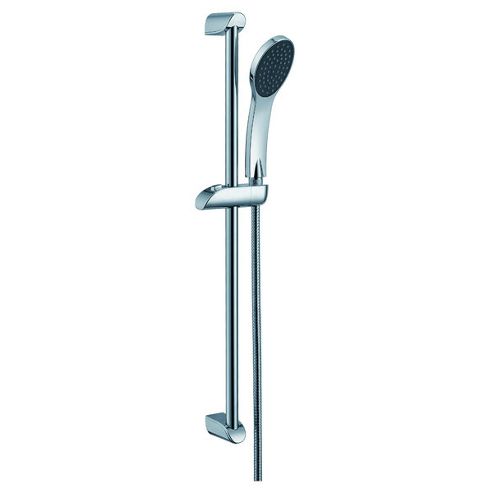 Image of Bridgepoint Sliding Rail In Chrome With Hand Shower And Hose
