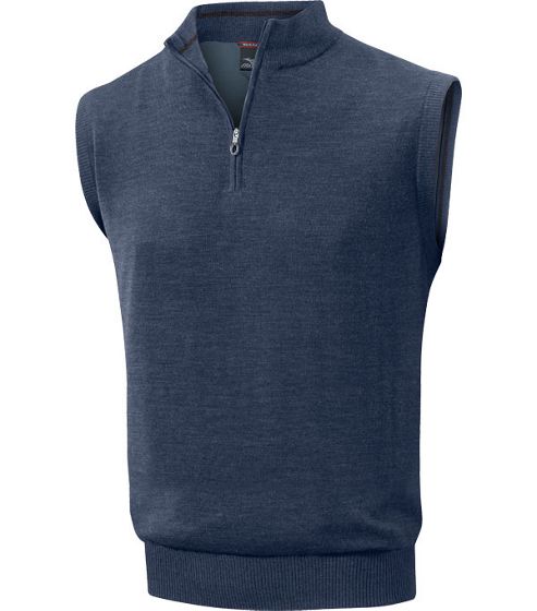 Image of Mizuno Mens Hayate Sweater Vest - Black